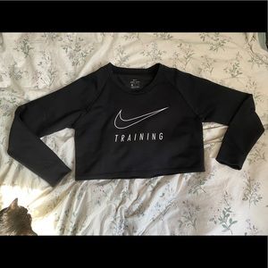 NIKE Dry Fit Long Sleeve Crop Top